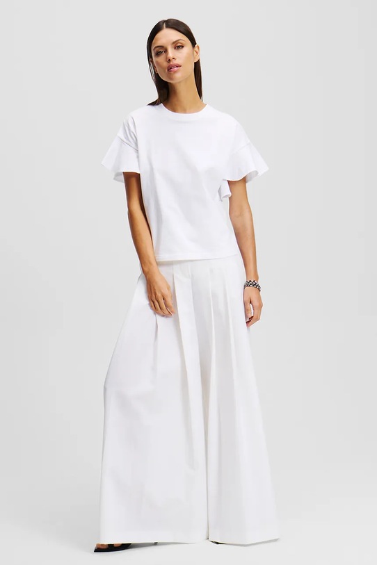 Хлопковая футболка Karl Lagerfeld, белый
Хлопковая футболка Karl Lagerfeld, белый