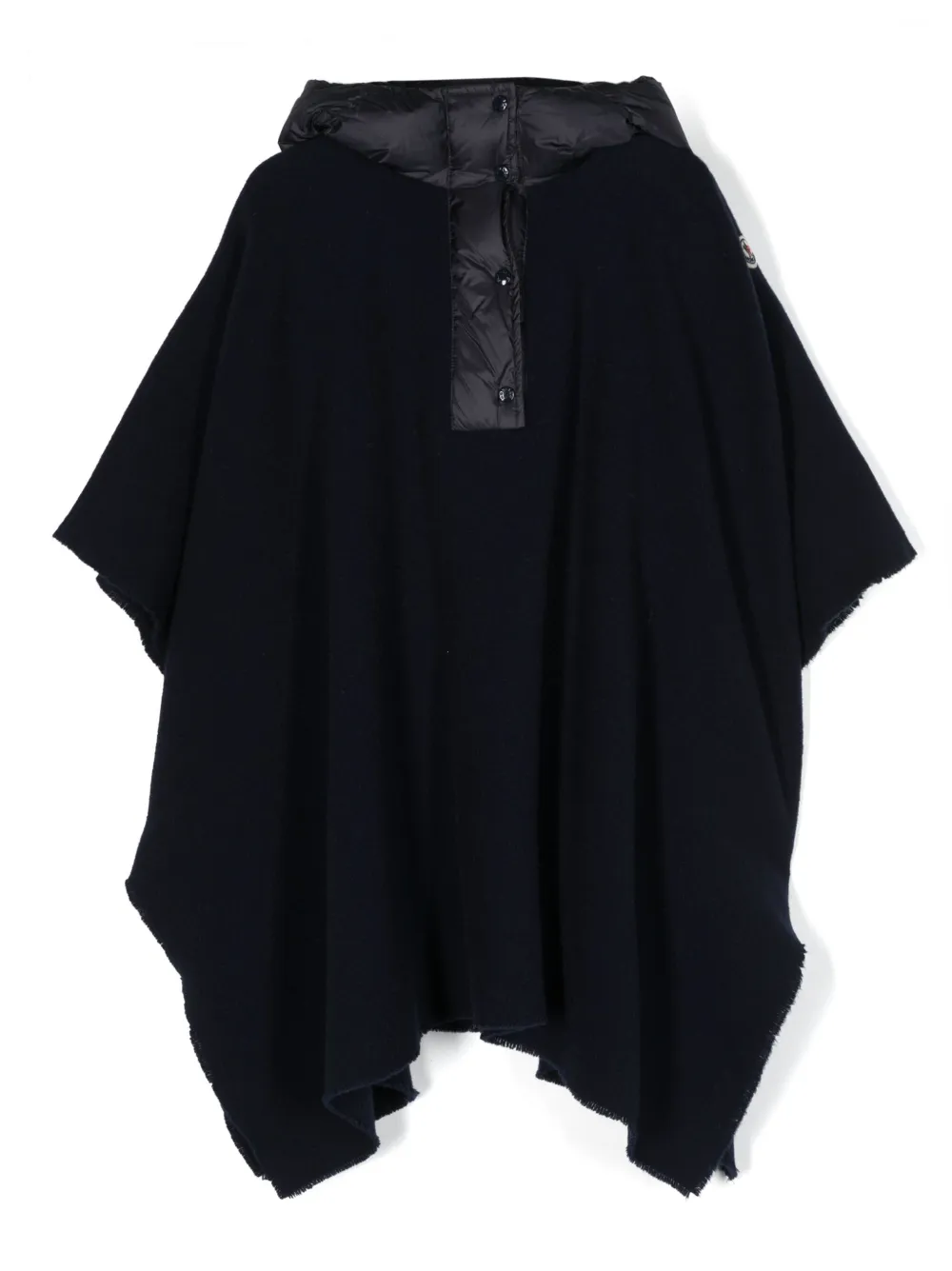 Кейп с капюшоном и нашивкой-логотипом Moncler Enfant, синий
Кейп с капюшоном и нашивкой-логотипом Moncler Enfant, синий