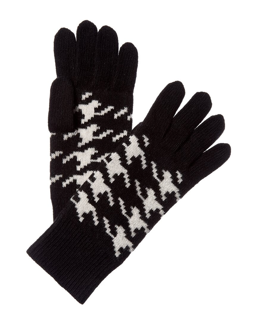 Кашемировые перчатки Portolano Pied De Poule, черный
Кашемировые перчатки Portolano Pied De Poule, черный