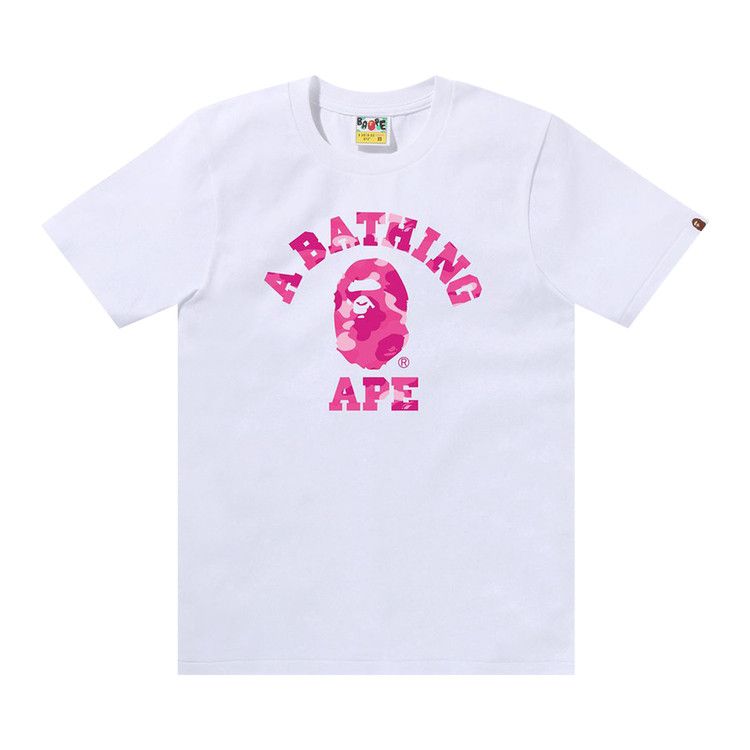 Футболка BAPE Color Camo College Tee 'White/Pink'
Футболка BAPE Color Camo College Tee 'White/Pink'