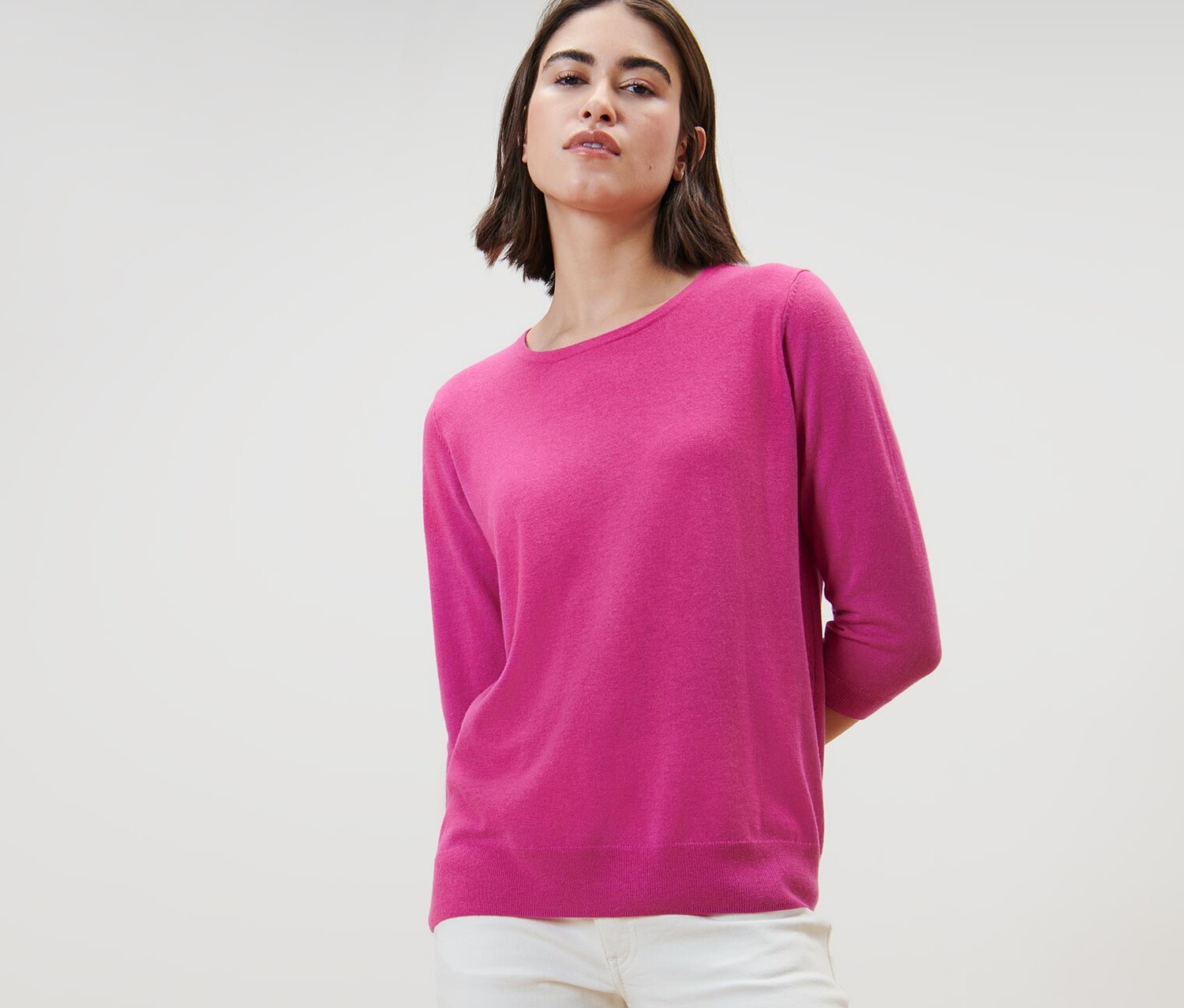 Свитер тонкой вязки с шелком Tchibo, розовый
Свитер тонкой вязки с шелком Tchibo, розовый