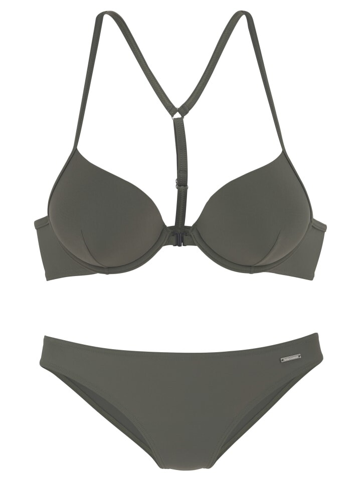 Комплект бикини Bruno Banani, оливковый
Комплект бикини Bruno Banani, оливковый