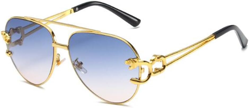 Металлические солнцезащитные очки в крупной оправе с изображением головы леопарда, круглые очки-пилот, защита от солнца, линзы конфетных цветов SLCHJXS, Gold Fame Upper Blue Lower Pink
Металлические солнцезащитные очки в крупной оправе с изображением головы леопарда, круглые очки-пилот, защита от солнца, линзы конфетных цветов SLCHJXS, Gold Fame Upper Blue Lower Pink