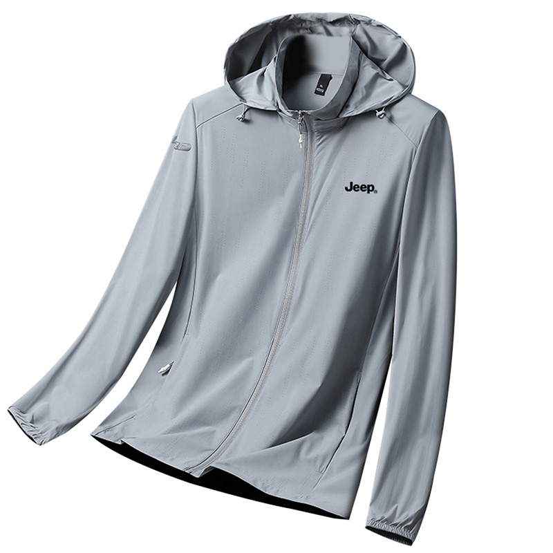 Суперлегкая дышащая и быстросохнущая одежда с защитой от ультрафиолета Unisex Jeep, светло-серый
Суперлегкая дышащая и быстросохнущая одежда с защитой от ультрафиолета Unisex Jeep, светло-серый