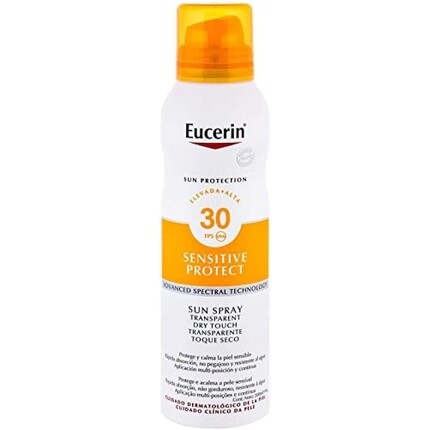 Спрей для чувствительной защиты от солнца Прозрачный сухой сенсорный Spf30 200 мл, Eucerin
Спрей для чувствительной защиты от солнца Прозрачный сухой сенсорный Spf30 200 мл, Eucerin