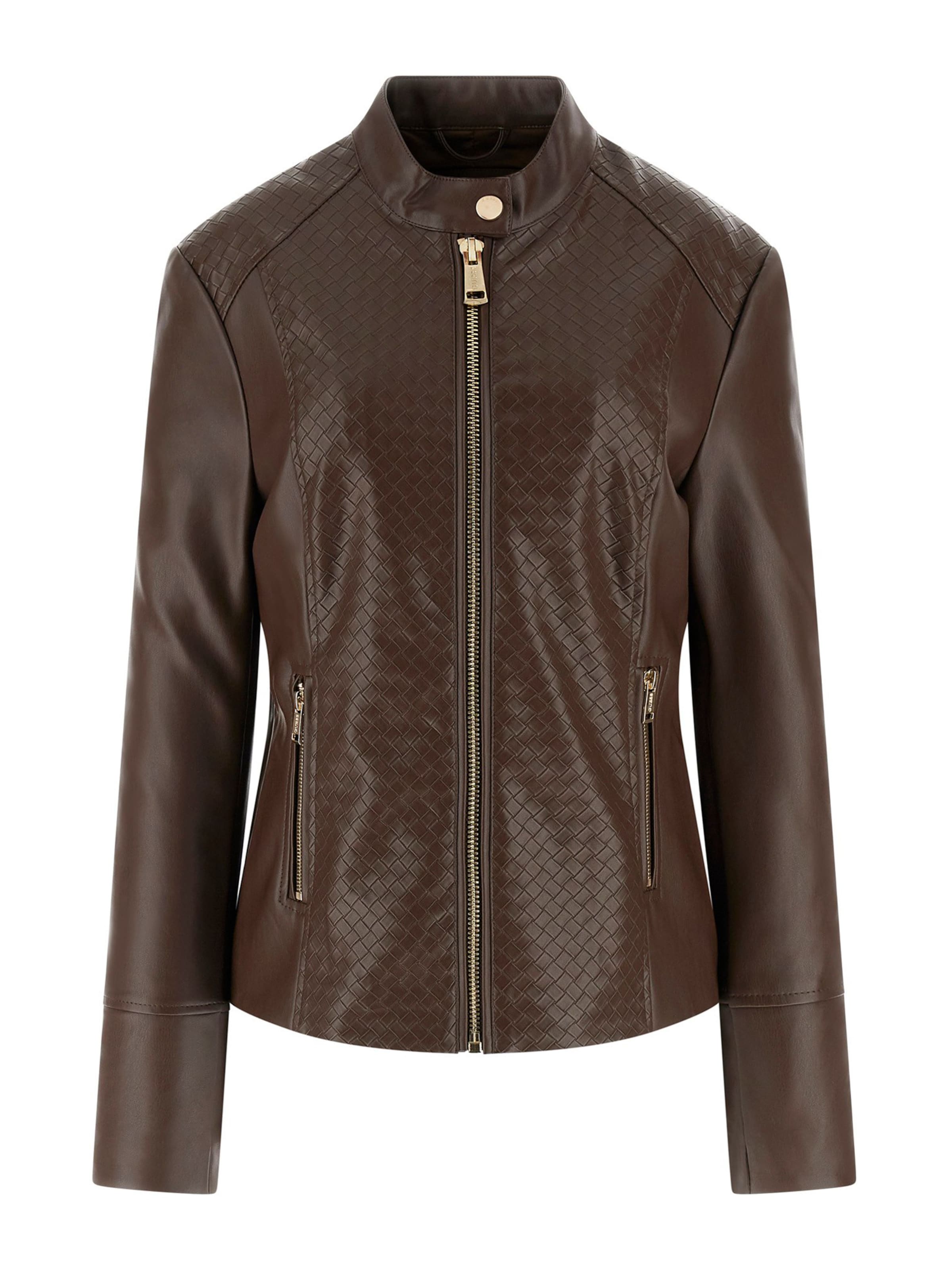 GUESS Межсезонная куртка 'CLAUDINE' в темно-коричневом цвете
GUESS Межсезонная куртка 'CLAUDINE' в темно-коричневом цвете