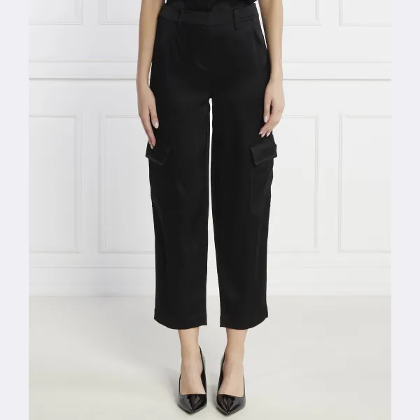 Атласные брюки-карго свободного кроя Michael Kors, черный
Атласные брюки-карго свободного кроя Michael Kors, черный