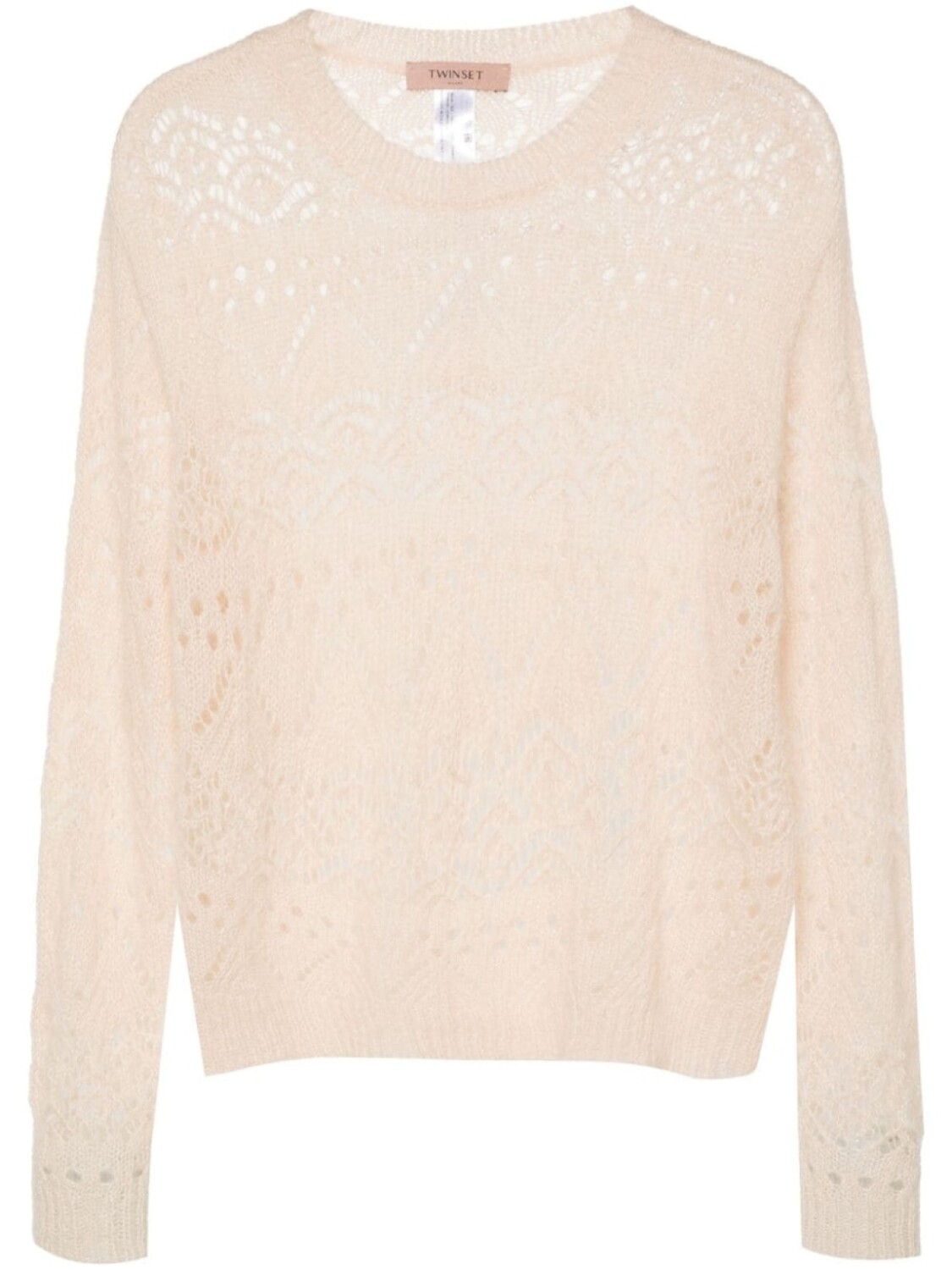 TWINSET джемпер в технике кроше, нейтральный цвет
TWINSET джемпер в технике кроше, нейтральный цвет