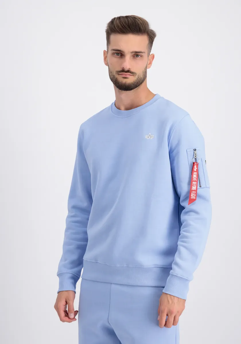 Свитер Alpha Industries " Alpha Industries Мужчины - Толстовки Унисекс Свитер EMB ", голубой 
Свитер Alpha Industries " Alpha Industries Мужчины - Толстовки Унисекс Свитер EMB ", голубой