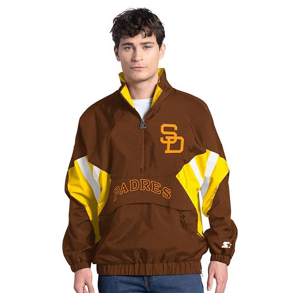 Мужской коричневый half-zip пуловер San Diego Padres Cooperstown Chief Starter
Мужской коричневый half-zip пуловер San Diego Padres Cooperstown Chief Starter