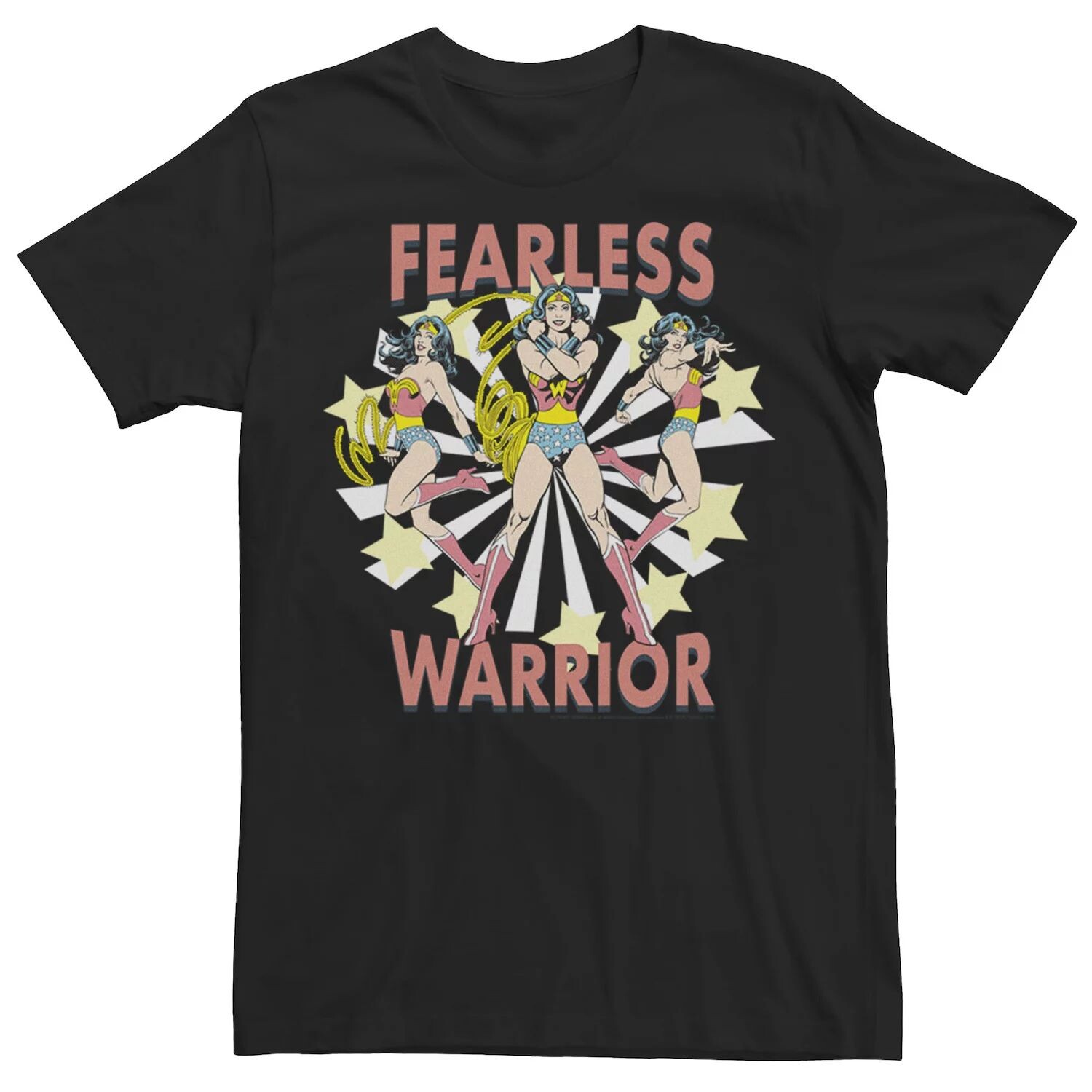 Мужская футболка Wonder Woman Fearless Warrior в стиле ретро DC Comics, черный
Мужская футболка Wonder Woman Fearless Warrior в стиле ретро DC Comics, черный