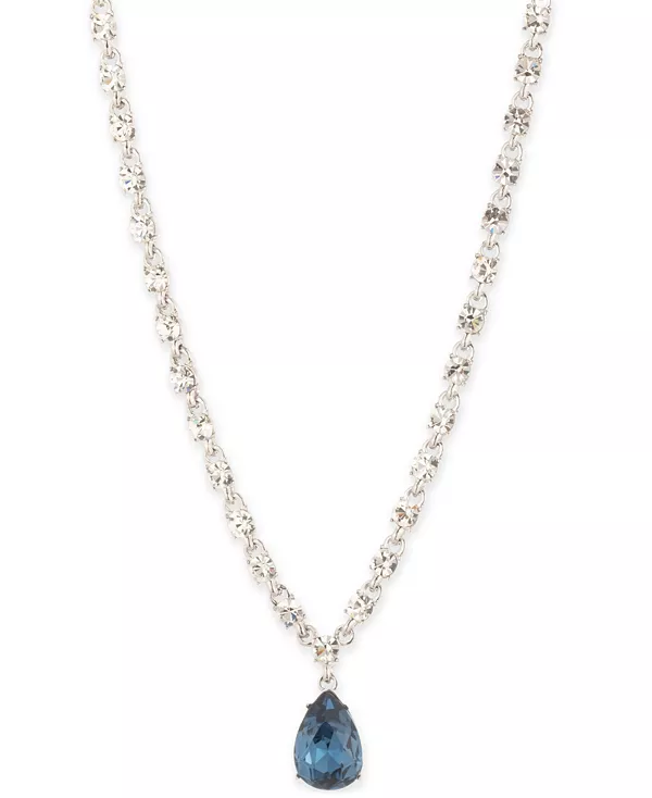 Ожерелье с подвеской в форме груши из цветных кристаллов, 16 дюймов + удлинитель 3 дюйма Givenchy, navy
Ожерелье с подвеской в форме груши из цветных кристаллов, 16 дюймов + удлинитель 3 дюйма Givenchy, navy