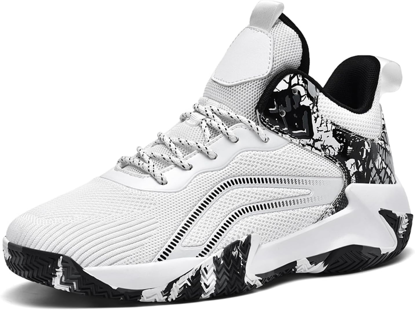 Мужские баскетбольные кроссовки CJSPORX, дышащие, противоскользящие, для бега и моды, белый
Мужские баскетбольные кроссовки CJSPORX, дышащие, противоскользящие, для бега и моды, белый