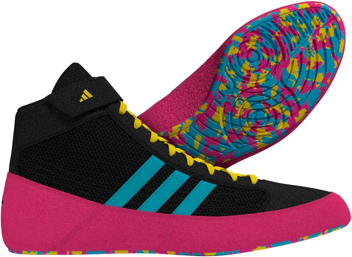 Мужские борцовские кроссовки adidas HVC 2, черный/розовый
Мужские борцовские кроссовки adidas HVC 2, черный/розовый