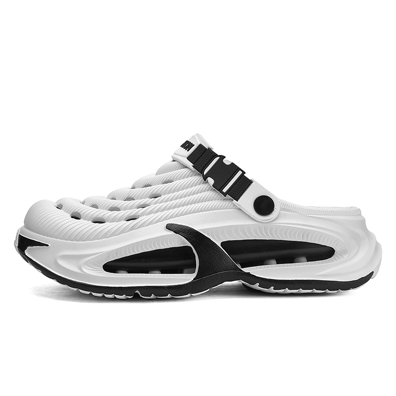 MIIOW Клоги мужские бело-черные, цвет White Black 
MIIOW Клоги мужские бело-черные, цвет White Black