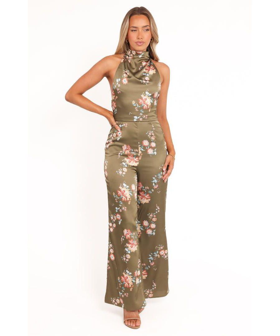 Женский комбинезон с завязками на шее Holly - оливковый с цветочным принтом Petal and Pup, Green
Женский комбинезон с завязками на шее Holly - оливковый с цветочным принтом Petal and Pup, Green