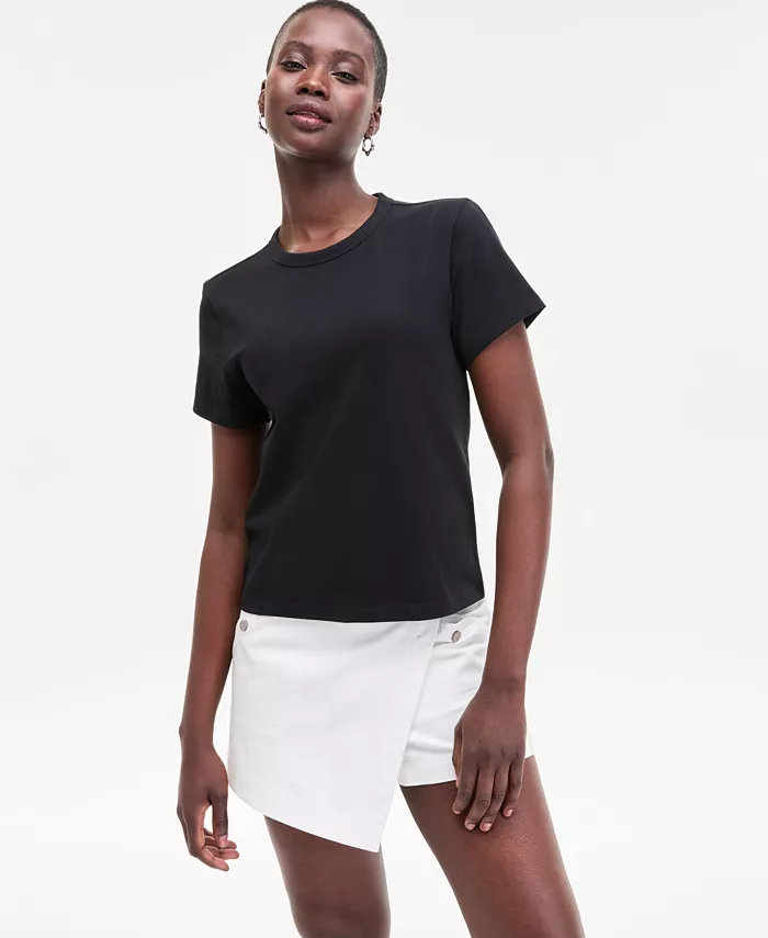 Женская базовая футболка с круглым вырезом On 34th, черный
Женская базовая футболка с круглым вырезом On 34th, черный