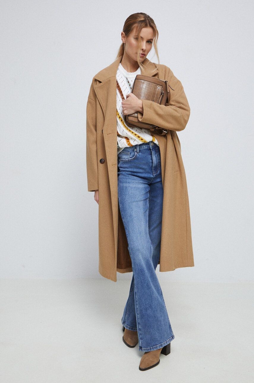 Плащ с добавлением шерсти Medicine, бежевый
Плащ с добавлением шерсти Medicine, бежевый