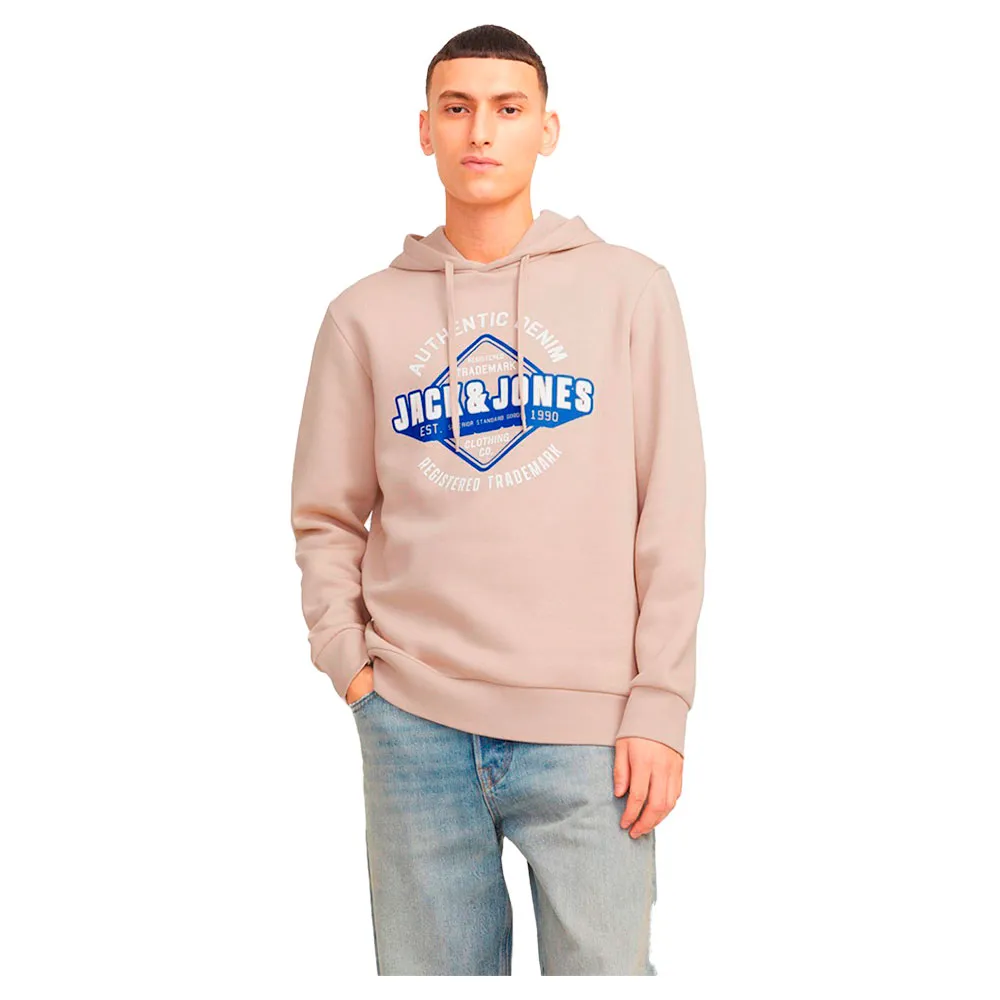 Худи Jack & Jones Logo 2 Col, бежевый 
Худи Jack & Jones Logo 2 Col, бежевый
