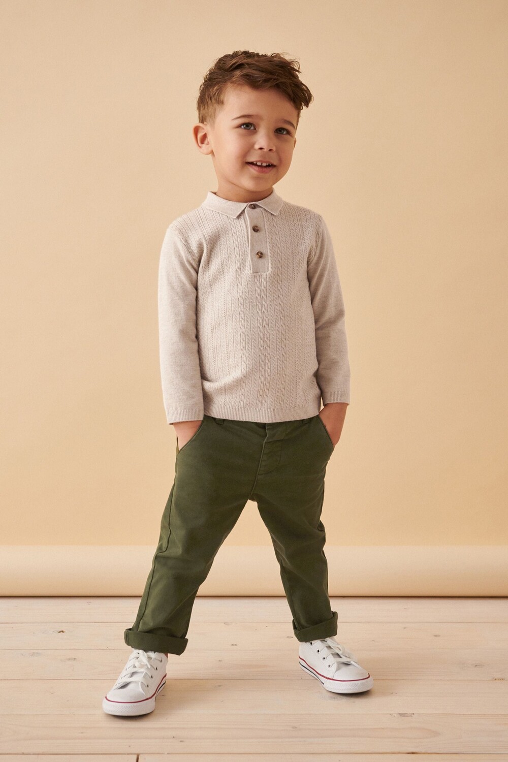 Рубашка поло с длинными рукавами и косами (3 мес 7 лет) Next, экрю
Рубашка поло с длинными рукавами и косами (3 мес 7 лет) Next, экрю