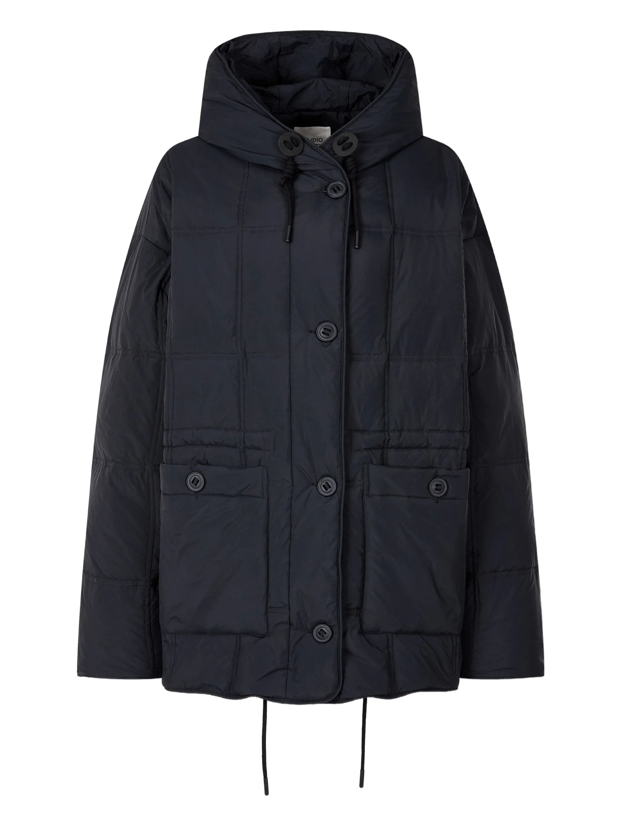 Пуховик с отделкой кантом Studio Tomboy, синий
Пуховик с отделкой кантом Studio Tomboy, синий