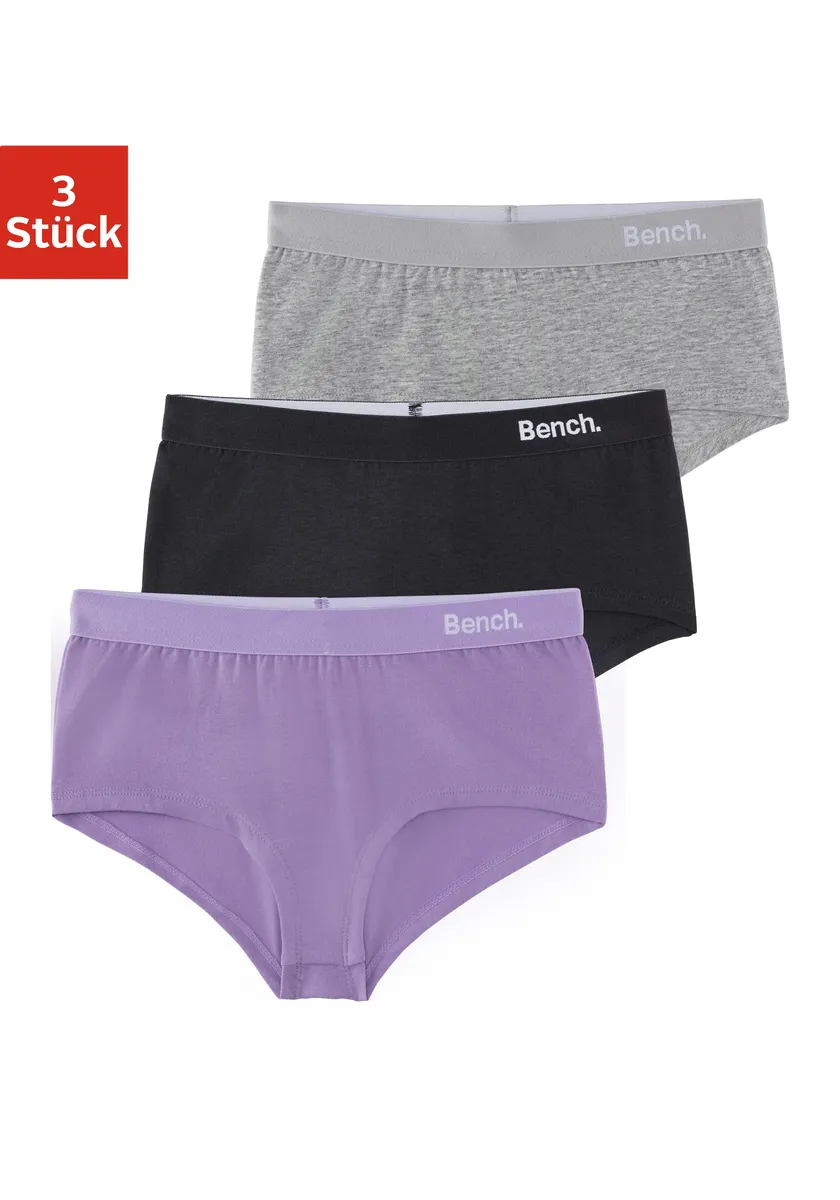 Bench Трусики (3 шт.) с мягкими манжетами на талии, черный
Bench Трусики (3 шт.) с мягкими манжетами на талии, черный