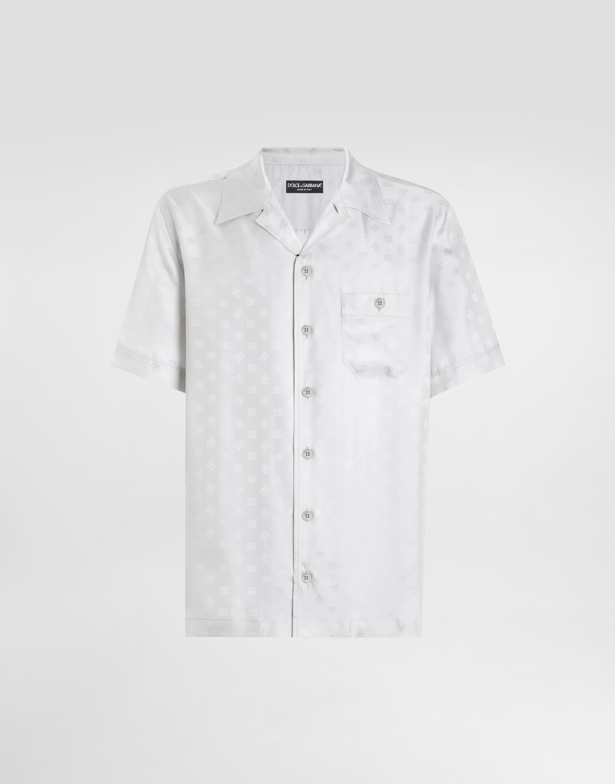 Гавайская рубашка с логотипом dg из жаккарда Dolce & Gabbana, серый
Гавайская рубашка с логотипом dg из жаккарда Dolce & Gabbana, серый