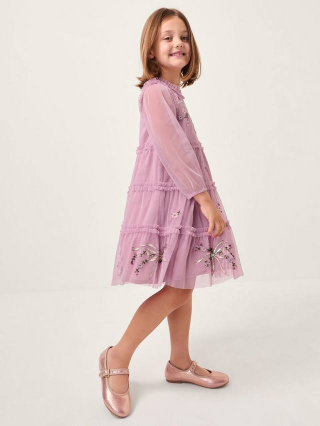 Детское платье из тюля с цветочным принтом Monsoon, Purple
Детское платье из тюля с цветочным принтом Monsoon, Purple