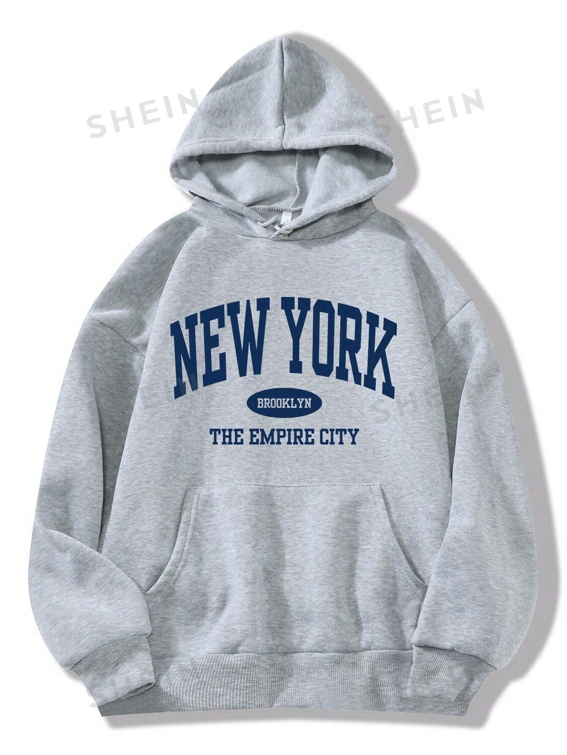 Толстовка EZwear, рисунок, буквы, карман-кенгуру, кулиска, теплая подкладка Shein, серый
Толстовка EZwear, рисунок, буквы, карман-кенгуру, кулиска, теплая подкладка Shein, серый