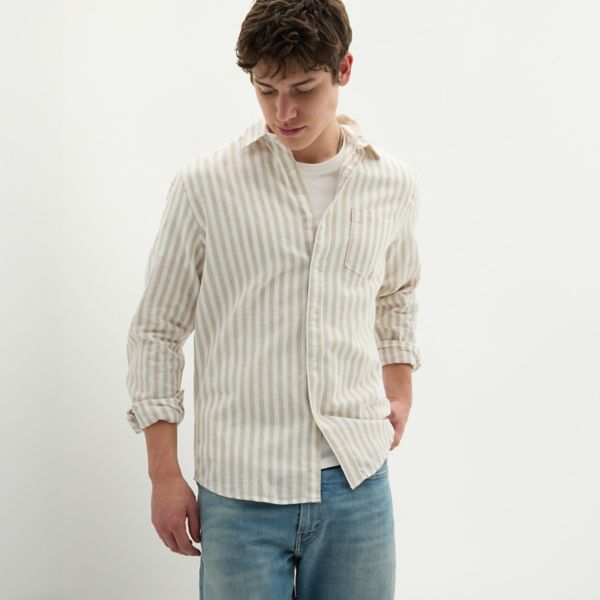 Мужская льняная рубашка идеальной длины с длинным рукавом Sonoma Goods For Life, цвет qstripe brown
Мужская льняная рубашка идеальной длины с длинным рукавом Sonoma Goods For Life, цвет qstripe brown