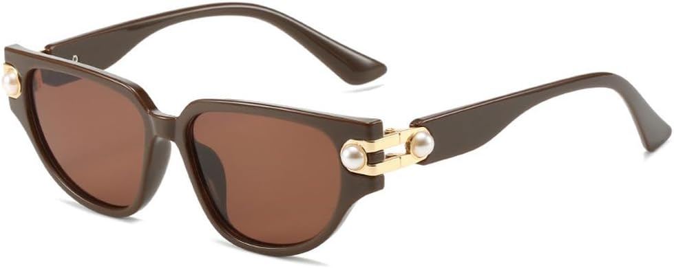 Винтажные солнцезащитные очки «кошачий глаз» для женщин, роскошные, жемчужные, модные, сексуальные, элегантные очки для дам, защита от ультрафиолета UV400 HVTVTLA, Brown Brown
Винтажные солнцезащитные очки «кошачий глаз» для женщин, роскошные, жемчужные, модные, сексуальные, элегантные очки для дам, защита от ультрафиолета UV400 HVTVTLA, Brown Brown