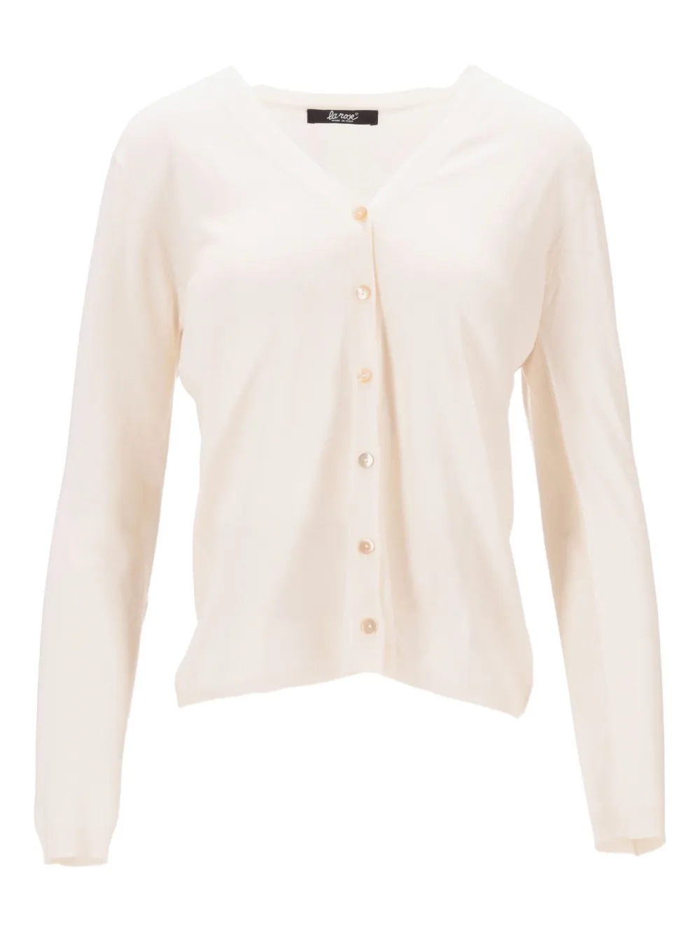 Кардиган на пуговицах спереди La-Rose, белый
Кардиган на пуговицах спереди La-Rose, белый