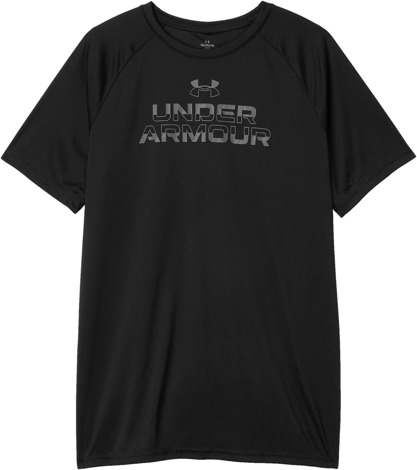 Футболка Under Armour Kids Tech Split Wordmark Short Sleeve T Shirt, цвет Black/Castlerock
Футболка Under Armour Kids Tech Split Wordmark Short Sleeve T Shirt, цвет Black/Castlerock