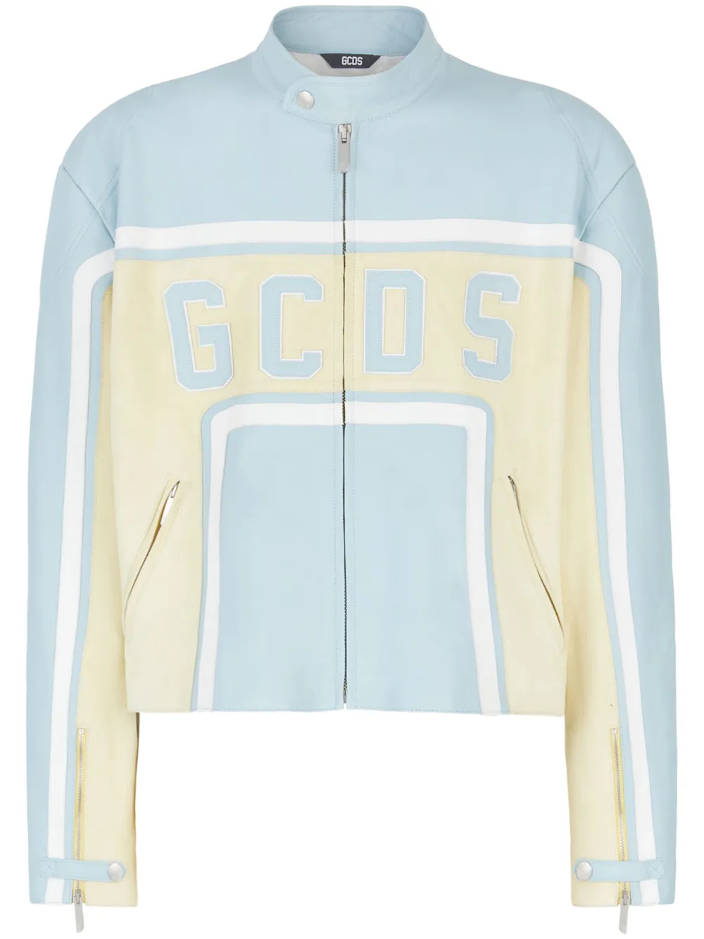 Куртка с аппликацией логотипа GCDS, синий 
Куртка с аппликацией логотипа GCDS, синий