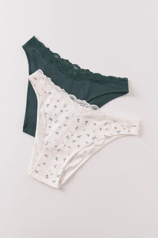 Трусы в упаковке по 2 штуки women'secret, зеленый
Трусы в упаковке по 2 штуки women'secret, зеленый