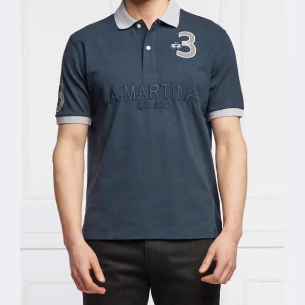 Рубашка поло стандартного кроя La Martina, синий
Рубашка поло стандартного кроя La Martina, синий