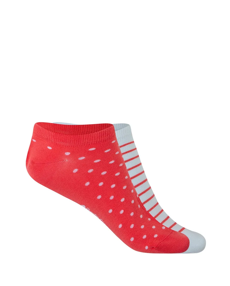 Упаковка из 2 плоских хлопковых носков с полосками и горошком Сделано в Испании Punto Blanco, розовый
Упаковка из 2 плоских хлопковых носков с полосками и горошком Сделано в Испании Punto Blanco, розовый