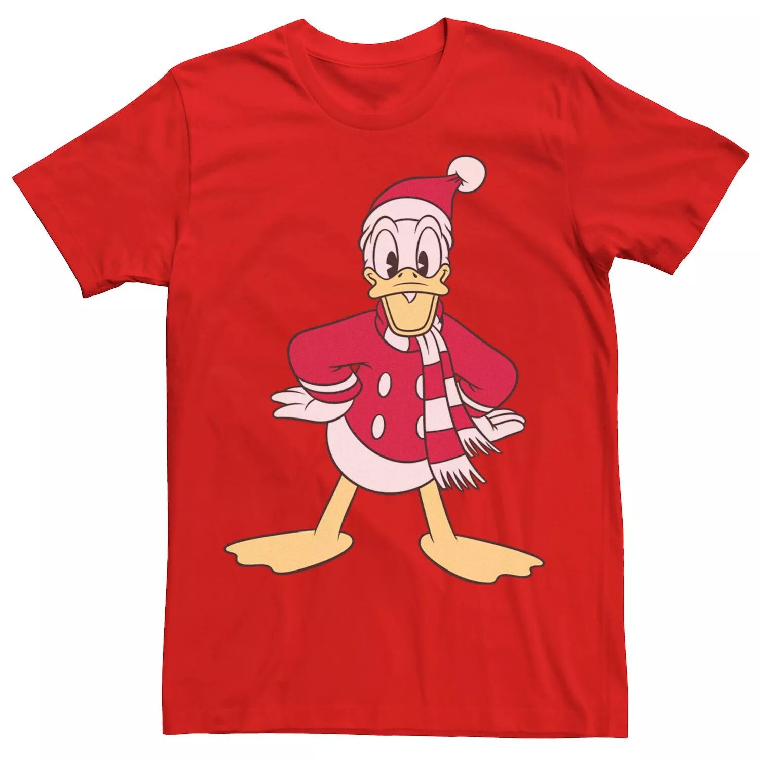 Мужская классическая рождественская футболка с портретом Disney Donald Duck Licensed Character
Мужская классическая рождественская футболка с портретом Disney Donald Duck Licensed Character