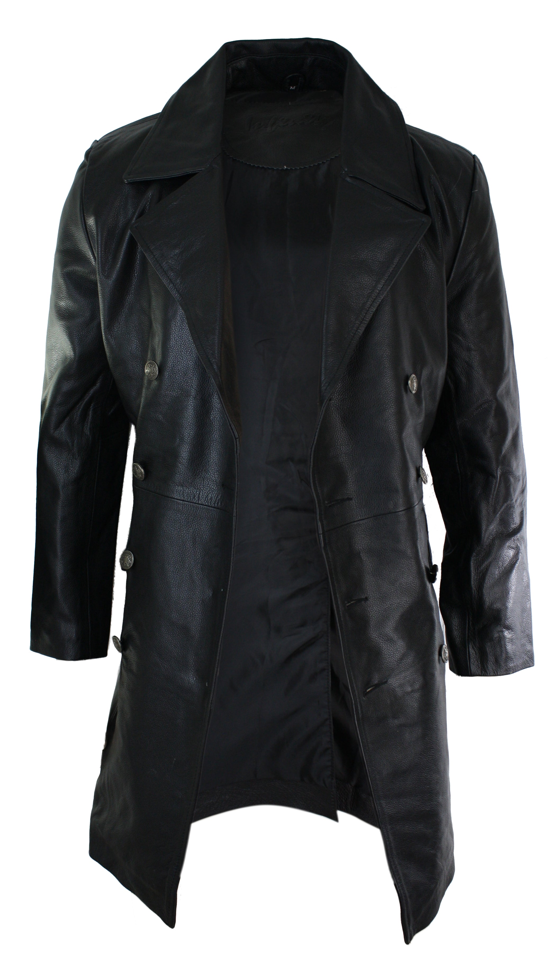 3/4 кожаная немецкая генеральская куртка TruClothing, черный
3/4 кожаная немецкая генеральская куртка TruClothing, черный