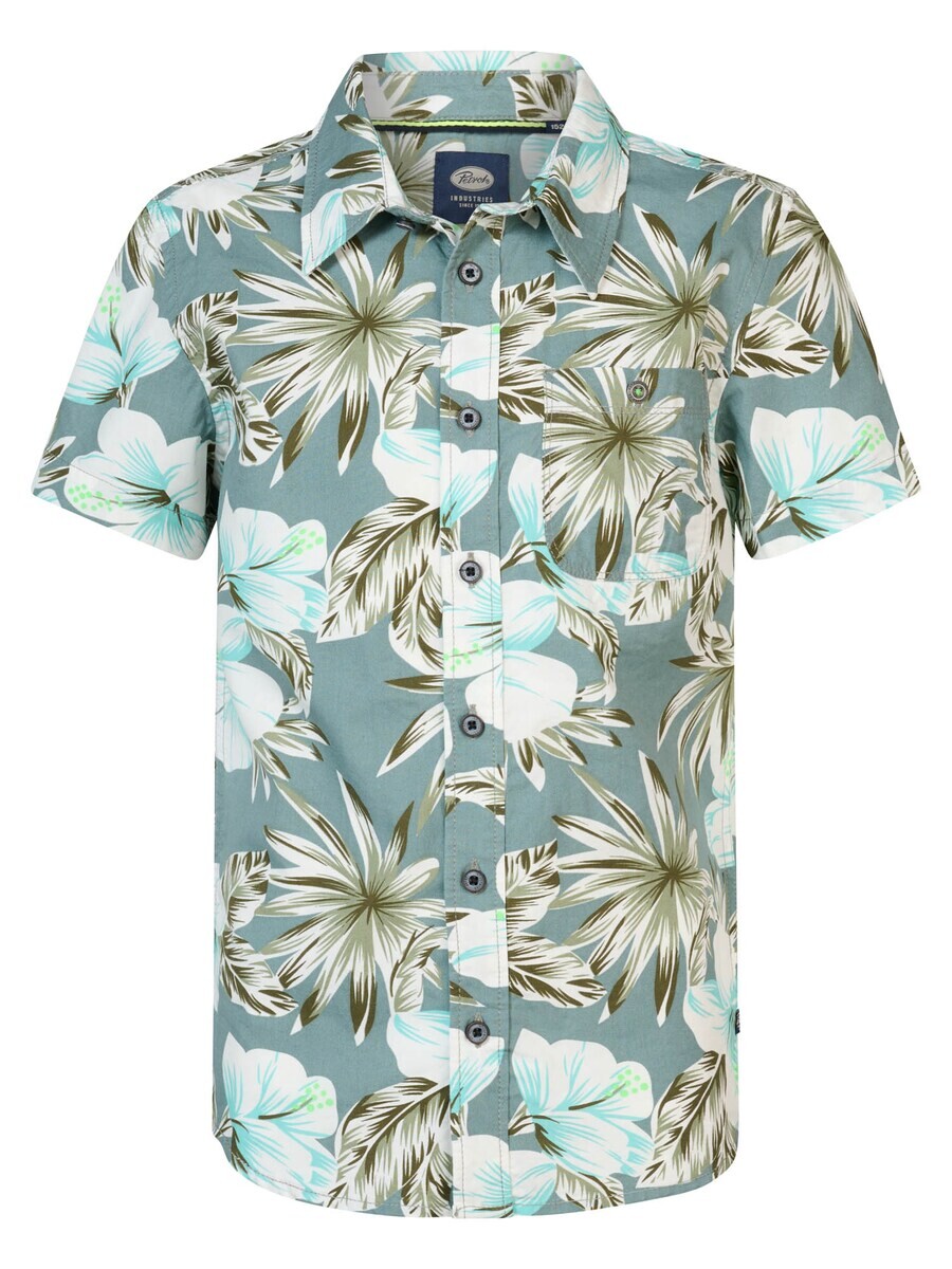 Рубашка на пуговицах Petrol Industries Regular fit Button Up Shirt Old Orchard, цвет aqua/cyan blue 
Рубашка на пуговицах Petrol Industries Regular fit Button Up Shirt Old Orchard, цвет aqua/cyan blue