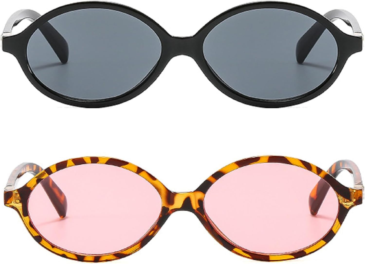 Винтажные овальные солнцезащитные очки 90-х годов для женщин, модные, в конфетной оправе, в стиле панк, дизайнерские, с защитой от УФ-излучения UV400 mincl, 2pcs-black&leopard
Винтажные овальные солнцезащитные очки 90-х годов для женщин, модные, в конфетной оправе, в стиле панк, дизайнерские, с защитой от УФ-излучения UV400 mincl, 2pcs-black&leopard