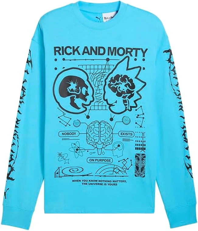 PUMA Hoops X Rick And Morty мужская толстовка с длинным рукавом — Blue
PUMA Hoops X Rick And Morty мужская толстовка с длинным рукавом — Blue