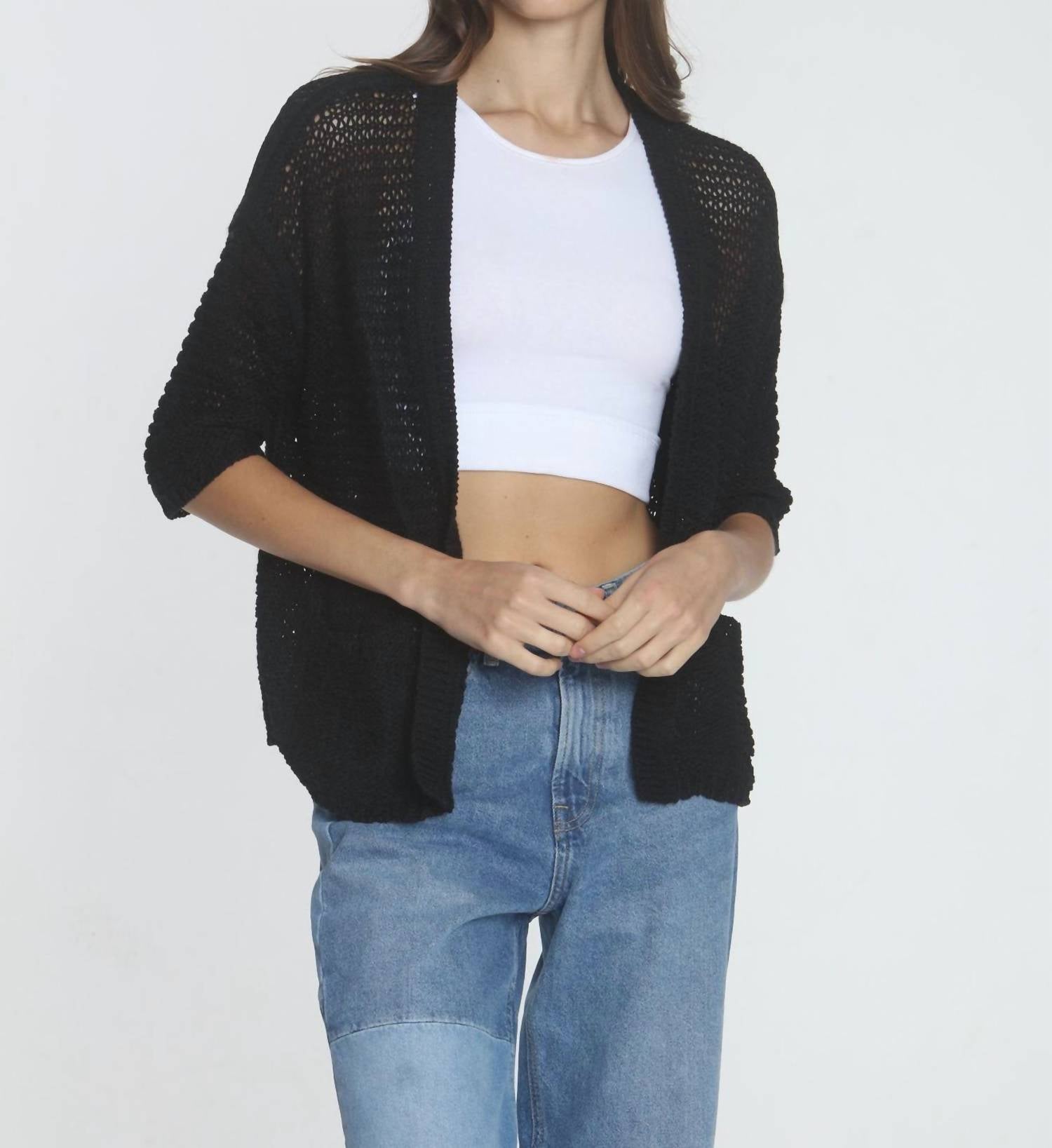 Женский кардиган Charlotte в черном цвете LABEL+thread
Женский кардиган Charlotte в черном цвете LABEL+thread