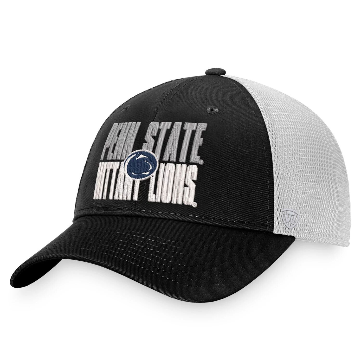 Мужская черно-белая кепка Top of the World Penn State Nittany Lions Stockpile Trucker Snapback
Мужская черно-белая кепка Top of the World Penn State Nittany Lions Stockpile Trucker Snapback