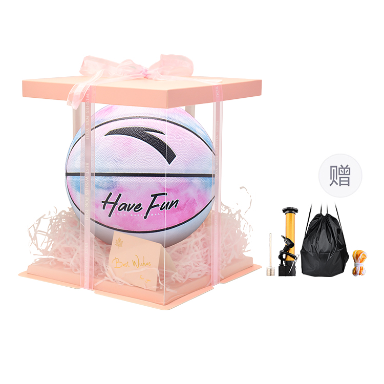 ANTA Баскетбольный мяч PU Cuba с тай-даем в сине-розовых тонах, размер 7, для уличных тренировок и соревнований, унисекс
ANTA Баскетбольный мяч PU Cuba с тай-даем в сине-розовых тонах, размер 7, для уличных тренировок и соревнований, унисекс