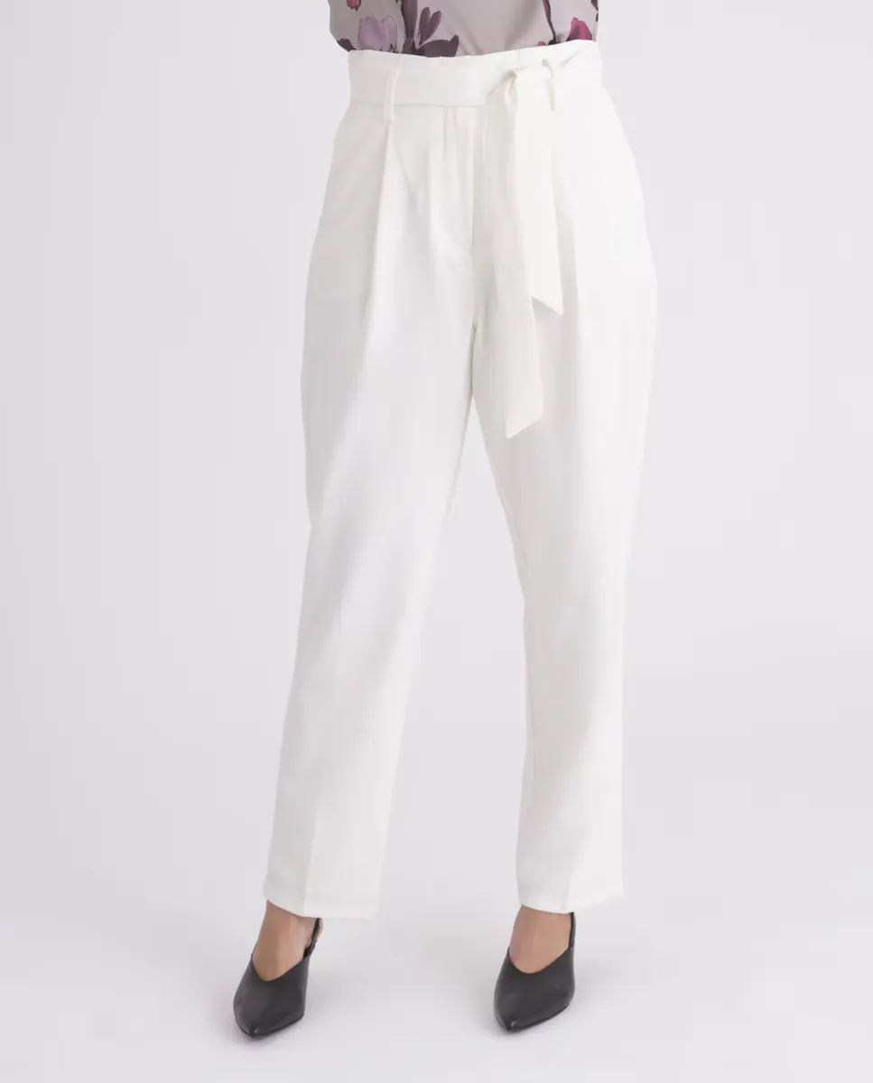 Женские брюки с поясом Calvin Klein, кремовый
Женские брюки с поясом Calvin Klein, кремовый