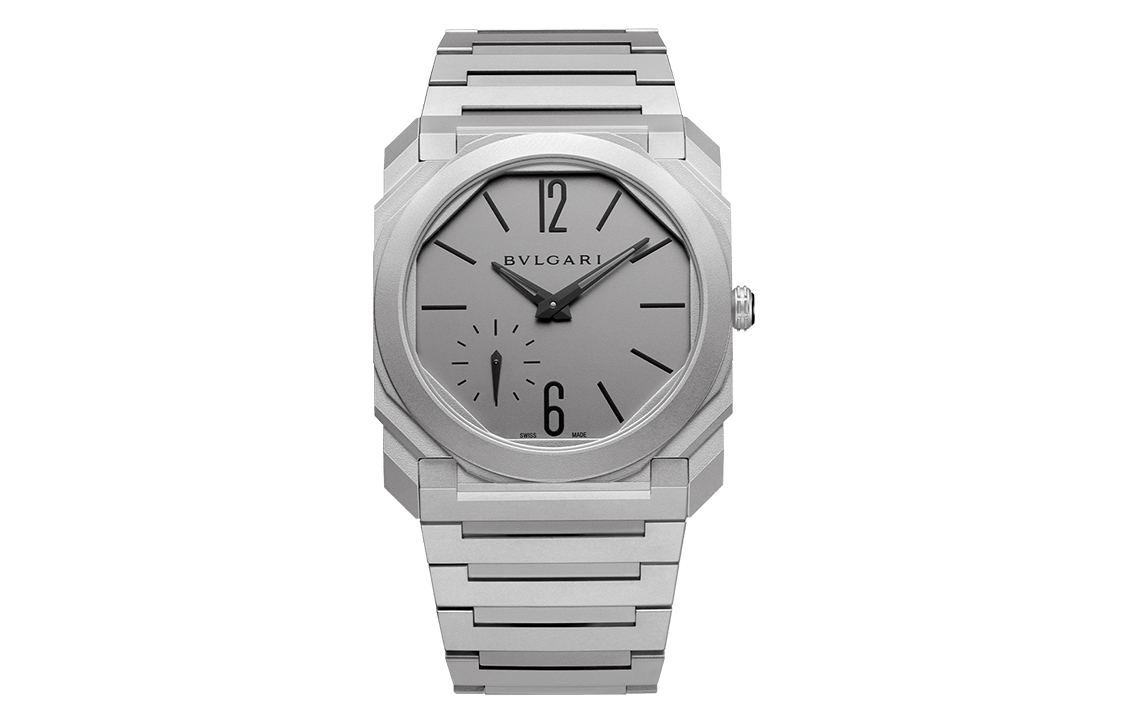 Мужские часы OCTO Collection с автоматическим механическим механизмом, титановым ремешком и серым циферблатом BVLGARI
Мужские часы OCTO Collection с автоматическим механическим механизмом, титановым ремешком и серым циферблатом BVLGARI