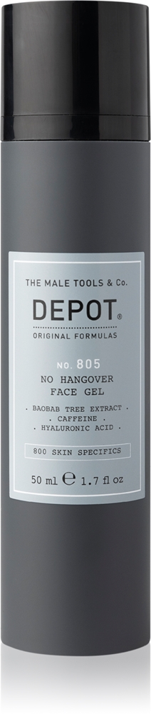 800 гель для лица No. 805, увлажняющий гель для всех типов кожи, против похмелья Depot, 50 мл
800 гель для лица No. 805, увлажняющий гель для всех типов кожи, против похмелья Depot, 50 мл