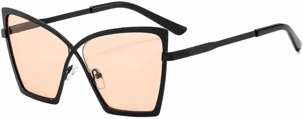 Ретро металлические солнцезащитные очки «кошачий глаз» для женщин и мужчин, роскошные, для активного отдыха, летнего отдыха и путешествий, защита от УФ-излучения UV400 TVTBBVV, Black Tea
Ретро металлические солнцезащитные очки «кошачий глаз» для женщин и мужчин, роскошные, для активного отдыха, летнего отдыха и путешествий, защита от УФ-излучения UV400 TVTBBVV, Black Tea