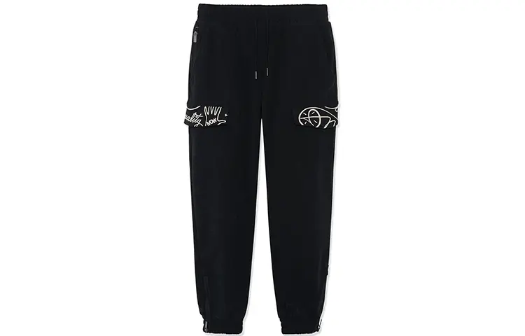 Трикотажные спортивные штаны мужские черные Lining, черный
Трикотажные спортивные штаны мужские черные Lining, черный